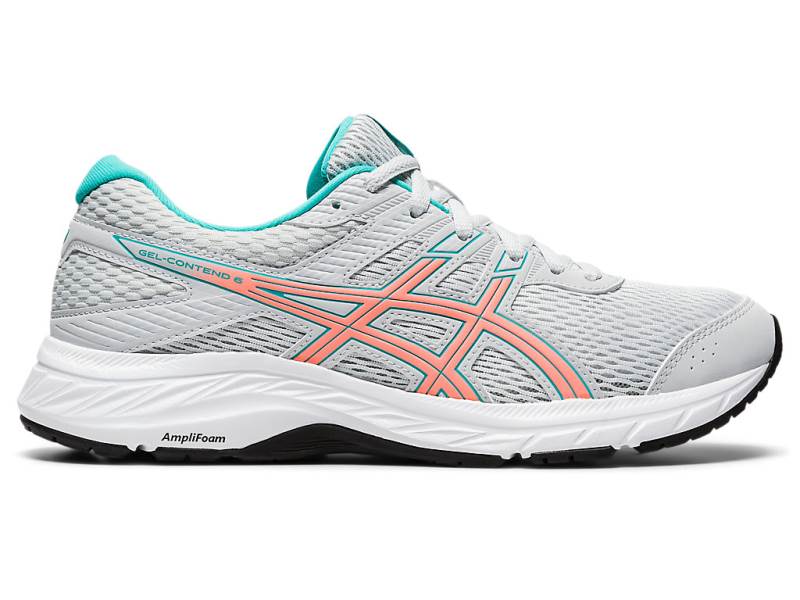 Sapatilhas Running Asics GEL-CONTEND 6 Mulher Branco, 1225A688.169